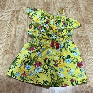 Little girl floral jumper